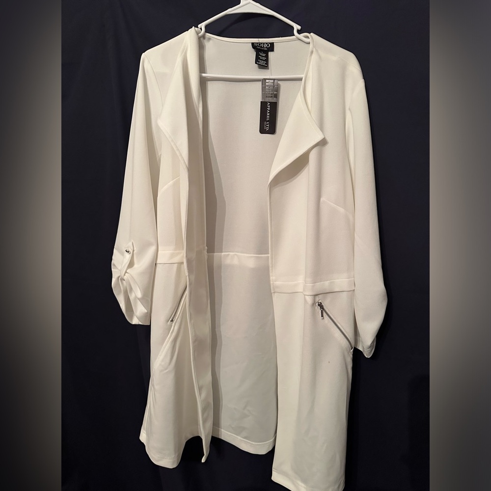 NWT white jacket